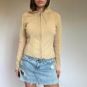 Y2K Energie Knit Zip Up Sweater